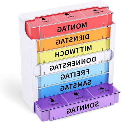 Tablettenbox voor Medicijnen - 7 Dagen Organizer met 3 Compartimenten voor Ochtend, Middag en Avond - Ideaal voor Pillen en Supplementen