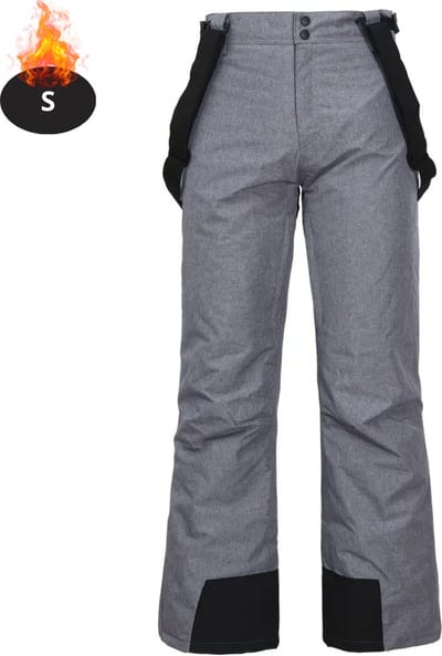 Livano Skibroek - Skipak - Snowboard Broek - Winterbroek - Sneeuwbroek - Dames - Wintersport - Grijs - Maat S