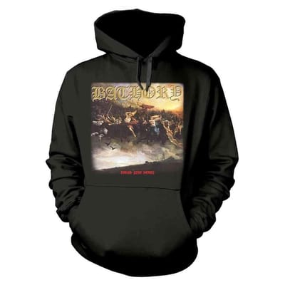 Bathory Trui met capuchon - Blood Fire Death - S tot XXL - voor Mannen - zwart