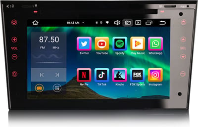 Carplay autoradio voor Opel Astra | Corsa | Zafira | 2000 t/m 2013 | Android 13 | Draadloos Apple Carplay & Android Auto | 4GB + 64GB | 8-Core processor | Cartronix | 2025 model | 2000 t/m 2007 2008 2009 2010 2011 2012 2013 | Bluetooth & Wifi