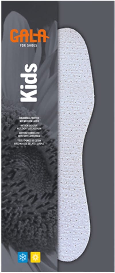 Gala All Seasons Inlegzool kids – Wit | Comfortabel & Hygiënisch, mt 22/36