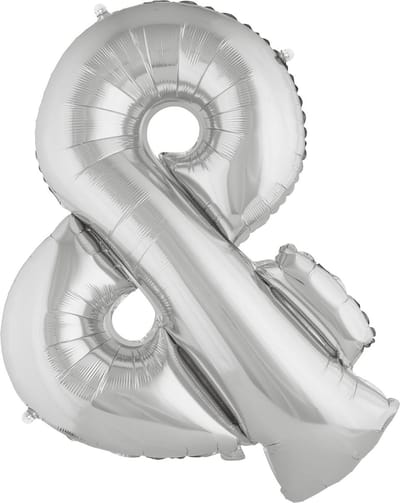 ESPA - Zeer grote zilverkleurige + ballon - " & "