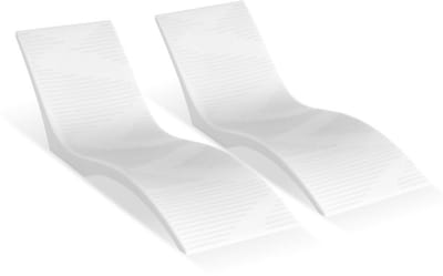 Zwembad Ligstoel Set - 2-delige Chaise Longues - Voor In-Water Gebruik tot 12,7 cm Diepte - Drijvend Ontwerp - Geschikt voor Alle Zwembaden