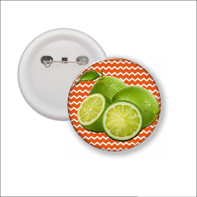 Button Met Speld - Fruit