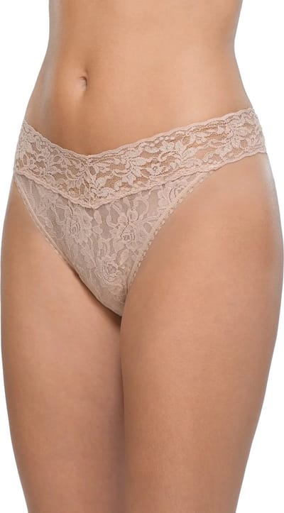 Hanky Panky Original Rise Thong - 4811P - Chai - One size - XS tot XL