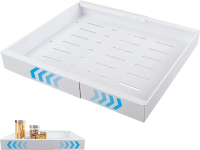 JGS ® Grote Uitschuifbare Lade Organizer voor Keuken en Badkamer zonder Boren of Spijkeren