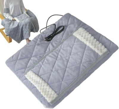Elektrische Deken - Verwarmingsdeken - Warm Blijven - Veilige 5V Werking - 70x100cm - Grijs