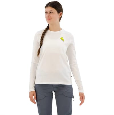 KlÄttermusen Runa Verkstad 1990 T-shirt Met Lange Mouwen Wit L Vrouw