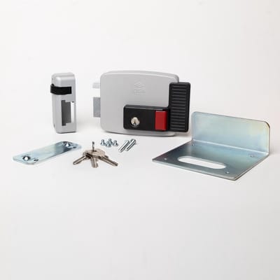 Elektrisch Slot - Toegangscontrole - Beveiligen Entree - Verstelbare Pin - 50 mm - Aluminiumgrijs