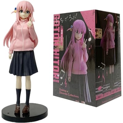 17cm BOCCHI THE ROCK Gotoh Hitori Actiefiguur Anime Karakter PVC Schattig Kawaii Meisje Model Poppen Speelgoed Collectie Kinderen Cadeaus