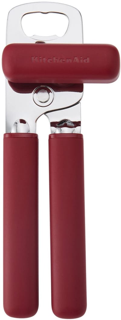 Blikopener, 20 cm, Multifunctioneel, Kunststof/RVS, Rood - KitchenAid