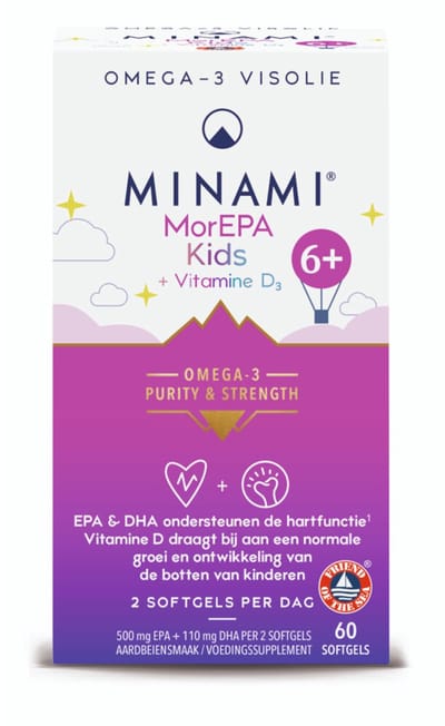Minami MorEPA Kids - 2 x 60 softgels - Voordeelverpakking