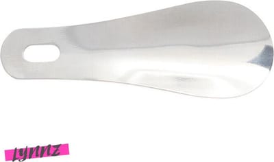 Schoenlepel metaal 10 cm stevig RVS - schoentrekker - klein - schoen lepel - schoenlepels - sleutelhanger