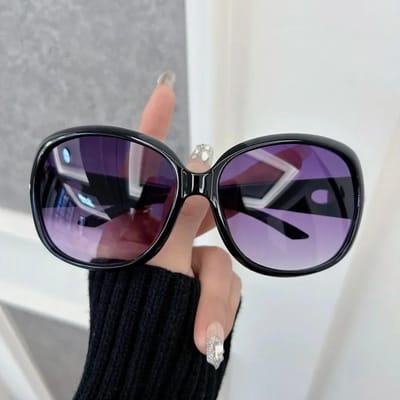Mode Ronde Zonnebril Dames Heren Vintage Spiegelglas Stijlvolle Zonnebril Unisex Persoonlijkheid Kleuren UV Bescherming Other