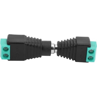 5.5x2.1mm DC Stroomconnector Mannelijk Vrouwelijk CCTV Stroomadapters voor Camera of LED LampGroen groen