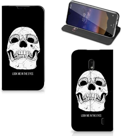Mobiel BookCase Nokia 2.2 Skull Eyes