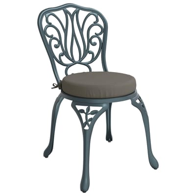 vidaXL - 4-Piece - Zitkussens - SOEST - 4 - st - 100% - Polyester - Grijs - Ø - 40 - x - 7 - cm