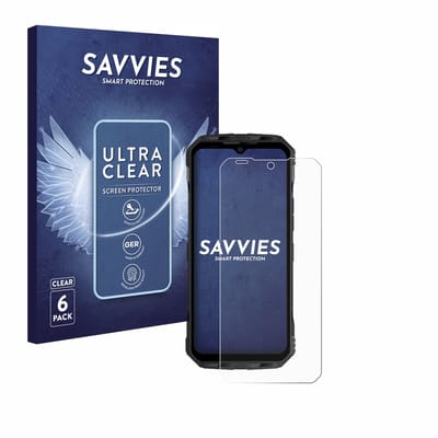 Savvies - Screenprotector voor Doogee V30 - Folie Beschermfolie transparant 6 Stuks
