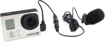 Microfoon voor GoPro (Hero 3 en 3+ / Met MINI USB aansluiting) / HaverCo