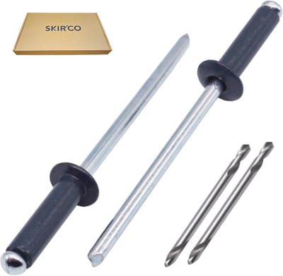 800x Aluminium Blindklinknagels 4.0x16mm Antracietgrijs RAL 7016 - Koepelkop Popnagels