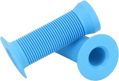 Kinderfietsstuurgrepen - Stepstuurgrepen Handvatten - Veilig Fietsen - Antislip Ontwerp - 9 x 4.8 cm - Blauw