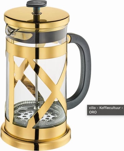 Cilio french press - cafetiere - Gloria Oro