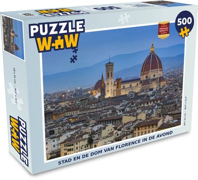 Puzzel Florence - Stad - Dom - Legpuzzel - Puzzel 500 stukjes