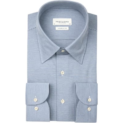 Profuomo Japanese knitted dress shirt