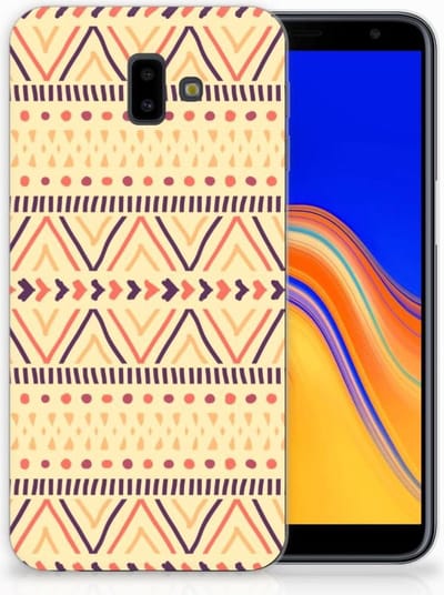 Samsung Galaxy J6 Plus (2018) TPU bumper Aztec Yellow