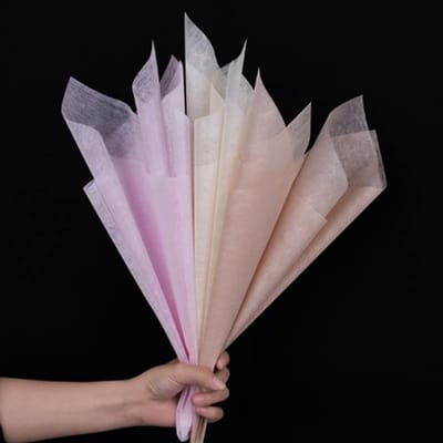 Dailygoods- Inpakpapier Waterdicht - 145 Vellen - 30x30 cm - Bloemen Papier - Cadeaupapier - Verpakking voor Bruiloft/Jubileum - Bloemenpapier
