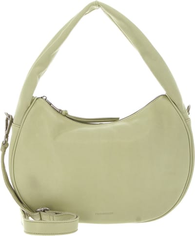 FREDsBRUDER Leren Schoudertas Bobonia Hobo Bag Pistachio Lichtgroen