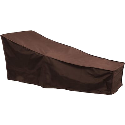 Housse de Protection pour Meubles de Jardin et Patio Imperméable pour Fauteuil Long d'Extérieur(café) brown