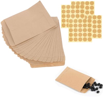 Dailygoods- Zaadzakjes 100 stuks - Papieren Zakjes 9x13 cm