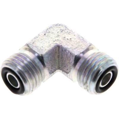 UNF 9/16''-18 Buitendraad Verzinkt Stalen L-Fitting 90graden ORFS 630 Bar - Hydrauliek - FL2E-M-EZ-009U-O