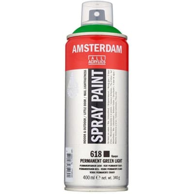 Bombe de peinture Amsterdam 400 ml vert permanent clair groen
