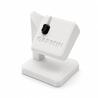 Skushy Oplaadstandaard Compatibel met Garmin Forerunner Fenix Epix - Garmin Horloge Houder - Sporthorloge Laadstation - Bureau Dock - Kabelhouder - Smartwatch Oplader Houder - Wit