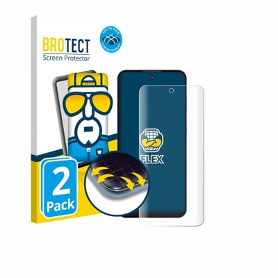 BROTECT - Screenprotector voor Oukitel C69 - Folie Beschermfolie transparant volledig dekking - 2 Stuks