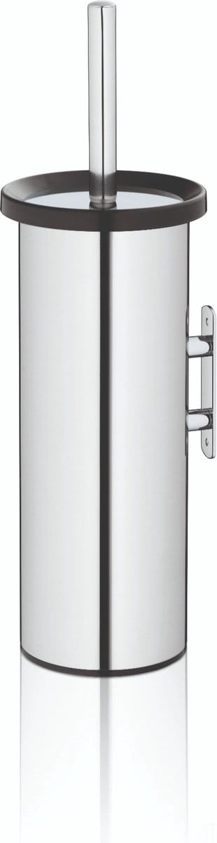 Alor Toiletborstel met Wandbevestiging - Zwart - Kela