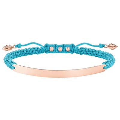 Armband Dames Thomas Sabo LBA0062-597-1 Blauw Roze goud Zilver