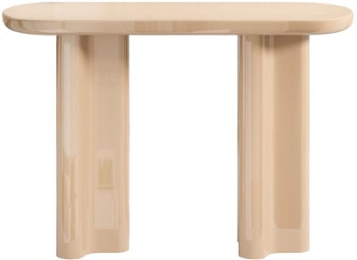 Vente-unique Consoletafel van MDF - Beige gelakt - LESONA