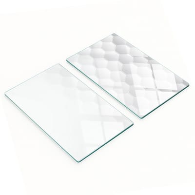 Multifunctionele decoratieve glazen keukenplanken, zeshoeken, 2x30x52 cm