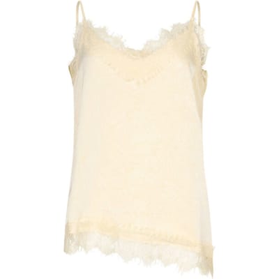 Ydence Top Callie Tops & T-shirts Dames - Shirt - Creme - Maat M