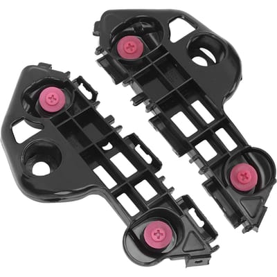 2 Stuks Voorbumper Beugel Houder 52536‑33060 Balk Houder Montage Ondersteuning Vervanging voor Camry 2018 tot 2021 black