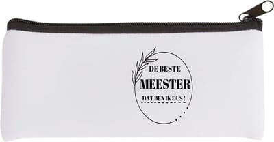 Akyol - beste meester dat ben ik dus Etui - Meester - leraar - collega's - verjaardag - afscheidscadeau - geschenk - leuke cadeau - kado - 20 bij 9 cm