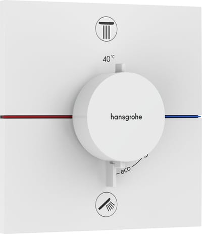 Hansgrohe ShowerSelect Comfort E Thermostaat - inbouw - 2 functies - mat wit