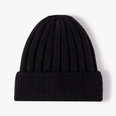 Thermo beanie - Thinsulate muts - Wintermuts - Warm - Hoofdbedekking - Winterkleding - Zwart - Jonyx
