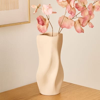 Eazy Living Vaas H25 cm Felicie Beige
