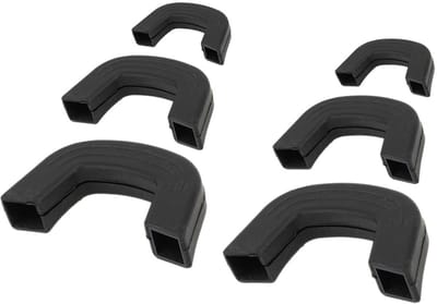 MTTproducts- Siliconen Handgrepen - 3 Paar - Duurzaam - Warmte-isolerend - Brandwerend - Antislip - Zwart - Potgreep