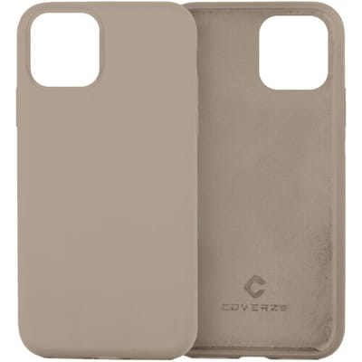 Coverzs Luxe Liquid Silicone case geschikt voor Apple iPhone 11 - beschermhoes - siliconen backcover - optimale bescherming - grijs