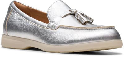 Clarks Shoes Narini Edge Loafers Zilver EU 37 Vrouw